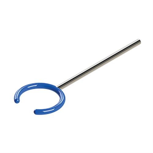 11177-19 | Open ring support pvc coated 5in 12in arm Troemner