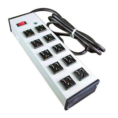 12196-40 | Power strip 10 Nema 5 15R outlets 120v 50 60Hz 15a