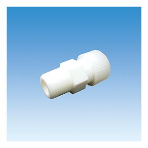 12709-28 | PTFE 8mm tube compression fitting to 1 4in male NP