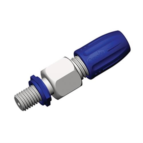 12741-25 | Adapter 1 4 28in male to Omnifit cap variable bore