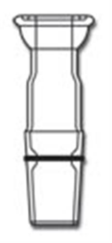 5132-09 | Adapter 15mm o ring joint to 24 40 o ring seal