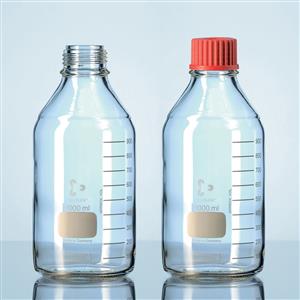 5539-25 | Lab bottle Duran 2L plain pouring ring PTFE lined