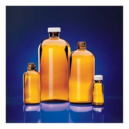 5547-13 | Boston bottle 32 oz amber safety coated package 4