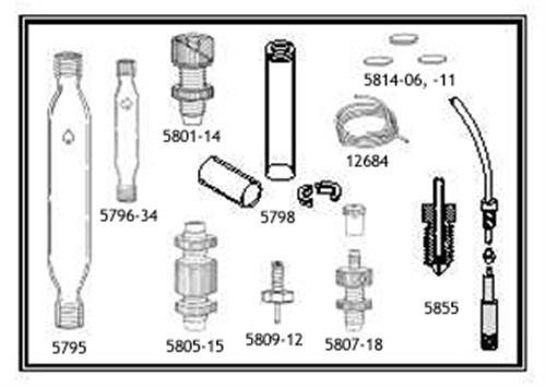 5795-208 | Liquid chromatography starter kit preparative
