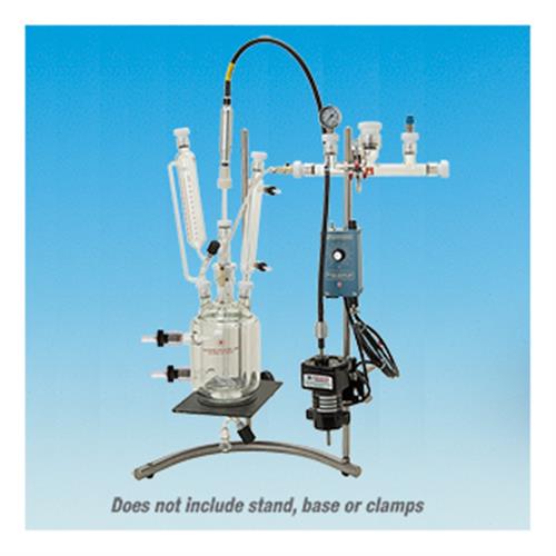 6439-343 | 500mL one piece jacketed pressure reactor with 25