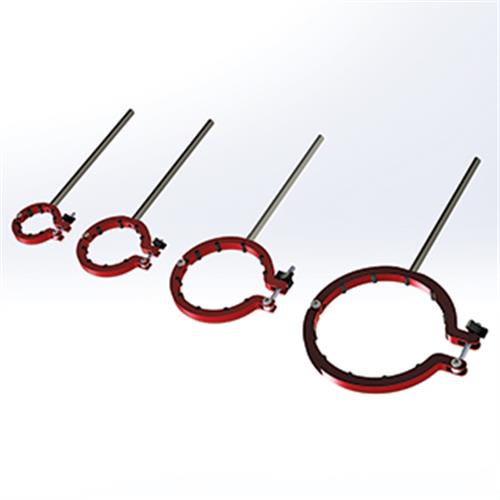 6442-06 | Clamp 150mm rod mounted bolt latch