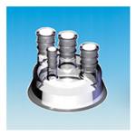 6488-10 | Head 4in conical flange four neck 24 40 center 2 2