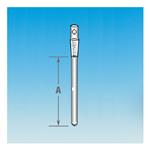 6500-03 | Thermowell 14 35 230mm fits 1500mL vessels with ou