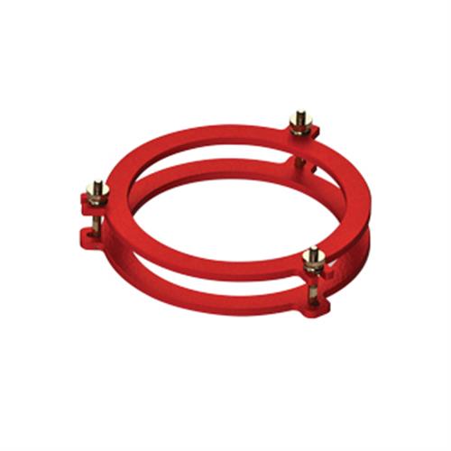 6508-11 | Clamp two piece powder coated fits 168mm OD x 130m