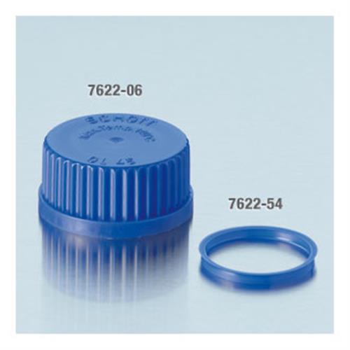 7622-06 | Cap GL45 polypropylene blue cs 10