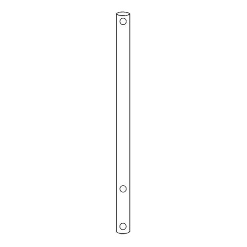 8076-43 | Stirring shaft 19mm 32in solid glass polished dril