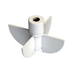 8091-02 | PTFE agitator 4 50mm anchor style blades fits 10mm