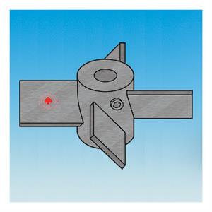 8094-23 | Agitator paddle stainless steel 10mm od 75mm diame