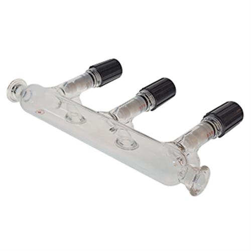 8745-31 | Vacuum manifold 405mm long 4 stopcock ports with 1