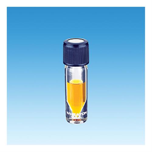 8782-01 | Clear V vial 1mL open top PTFE faced cap cs 12.W98