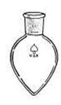 9477-36 | Flask pear shaped 100mL 24 40 ground jt