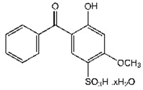 L12912-18 | 2 Hydroxy 4 methoxybenzophenone 5 sulfonic acid hy