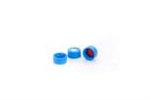 5185-5823 | Blue screw cap PTFE sil bond septa 100pk