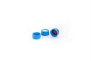 5185-5823 | Blue screw cap PTFE sil bond septa 100pk