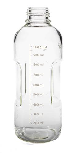 9301-6528 | Solvent bottle clear 1000ml with cap