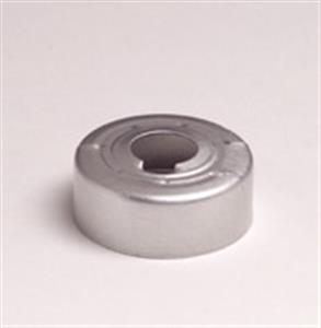 9301-0718 | 20mm silver alum safety crimp cap 100pk