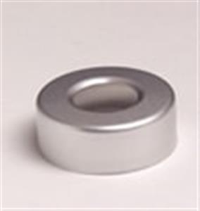 9301-0721 | 20mm silver alum crimp cap 100pk