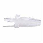 0100-2846 | Barb connector straight thru 4.8 2.4mm