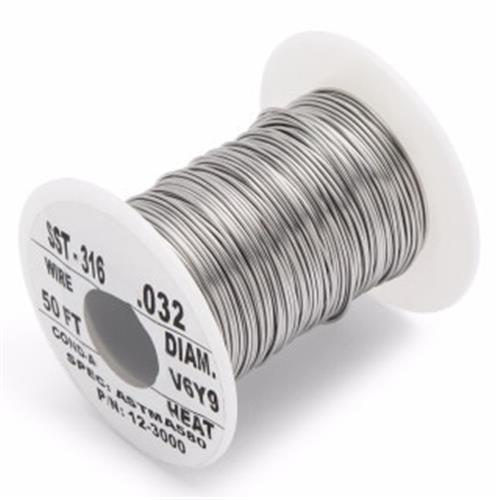 12-3000 | CAPSULE WEIGHT 316 SS .032DIA 50FT WIRE
