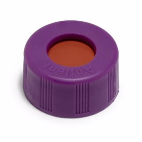 5040-4681 | Purple screw caps PTFE Silicone septa