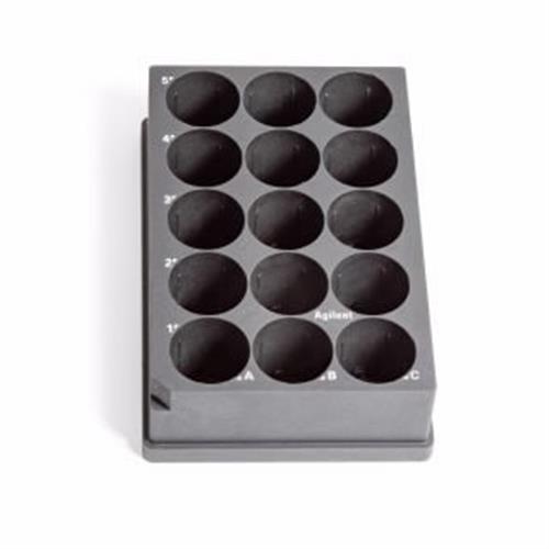 5043-1826 | Plate for 15 x 6ml Vial Prep