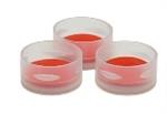 5182-0564 | Clr cap w PTFE red si rubber septa 500pk