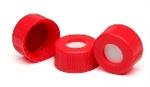 5182-0722 | Screw caps red 100 PK