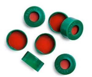 5182-3457 | Snap caps green red rubber PTFE 100 PK