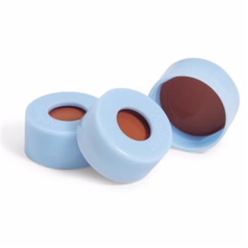 5182-3458 | Snap cap blue red rubber PTFE 100 PK