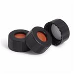 5185-5838 | Black screw cap PTFE sil septa 100pk