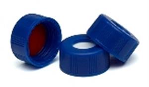 5185-5863 | Blue screw cap PTFE sil septa 500pk