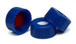 5185-5863 | Blue screw cap PTFE sil septa 500pk
