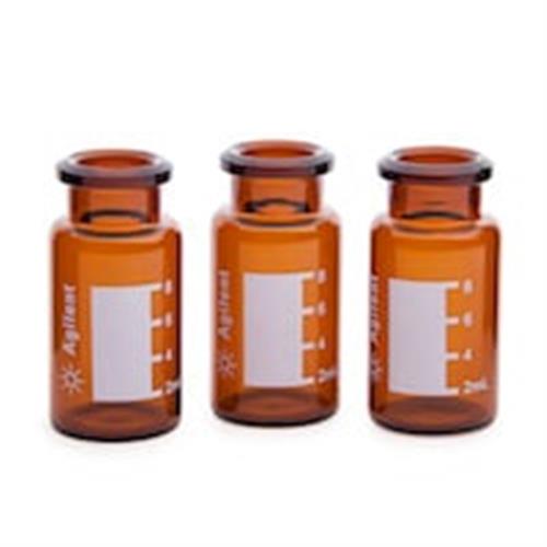 5190-2287 | Vial HS crmp FB 10ml ambr WrtOn cert 100