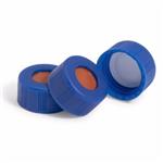 5190-7024 | BND Blue Scr Cap PTFE red Si septa 100pk