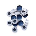 8010-0051 | crmp cap 11m slvr PTFE Butyl 100pk