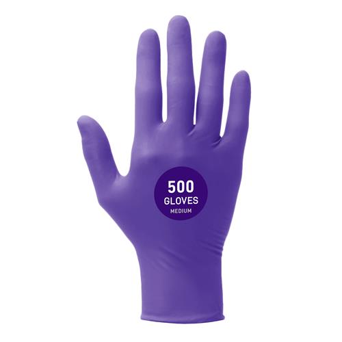 50602 | KIMBERLY-CLARK PURPLE NITRILE-XTRA Exam Gloves M