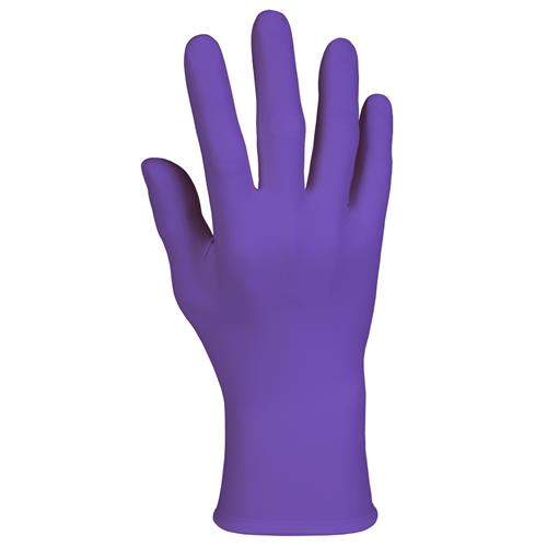 55082 | KT PURPLE NITRILE PF Exam Gloves M