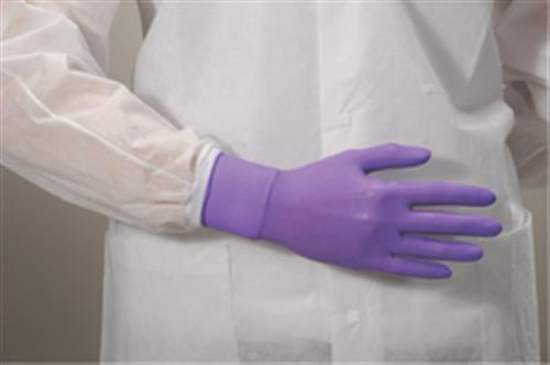 55082 | KT PURPLE NITRILE PF Exam Gloves M