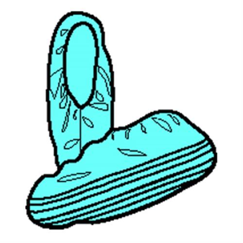69252 | KT A8 Lab Shoe Cover Ankle Blue Univ 300