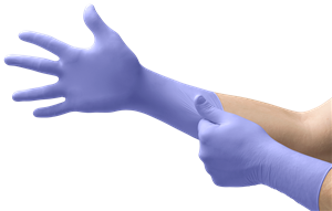 SEC-375-L | Ansell Microflex™ Supreno™ EC SEC-375 nitrile exam gloves offer durable, chemical-resistant hand protection. They are suitable for handling chemotherapy drugs.