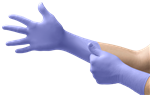SEC-375-L | Ansell Microflex™ Supreno™ EC SEC-375 nitrile exam gloves offer durable, chemical-resistant hand protection. They are suitable for handling chemotherapy drugs.