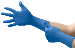 SG-375-L | MICROFLEX™ SafeGrip™ SG-375 are three times thicker than standard disposable latex gloves. This grants them greater durability and guards against snags and tears.