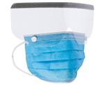 5194-E | Earloop Mask w Shield and Snaps Blue