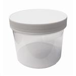 ES60480 | Container 16oz. Clarified Polypropylene with white