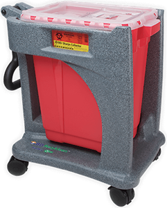 305093 | SHARPS COLL TROLY FOOT OP 19GL RECYKLEEN